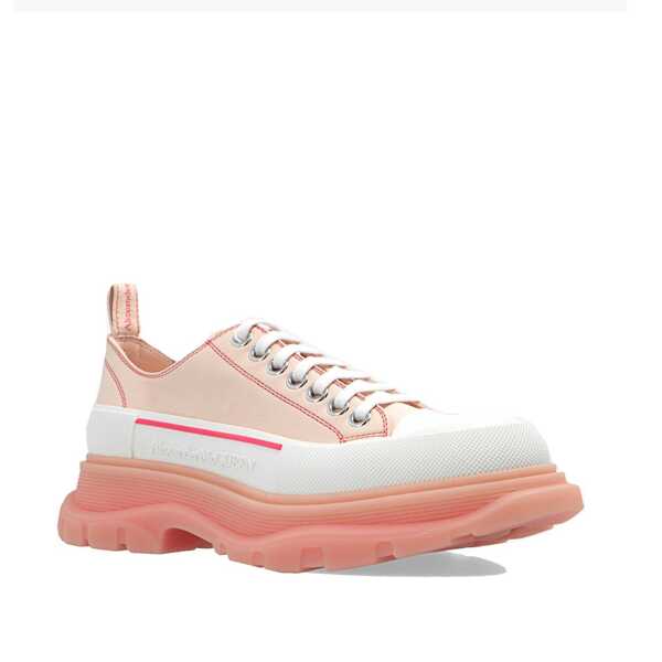 Sneakers Alexander McQueen Alexander Mcqueen Tread Slik Leather Sneakers Pink Femei (BM 16512849) 2