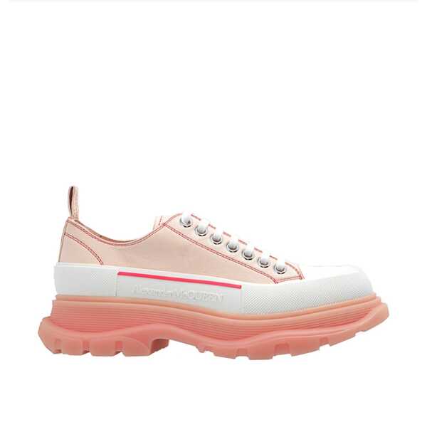 Sneakers Alexander McQueen Alexander Mcqueen Tread Slik Leather Sneakers Pink Femei (BM 16512849) 1