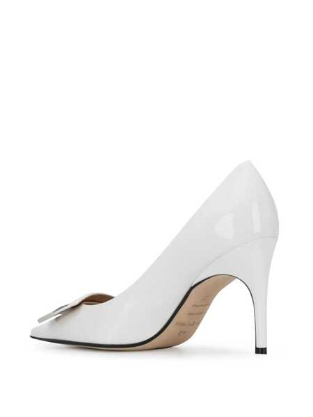 Pantofi cu toc Sergio Rossi Sergio Rossi Leather Pumps White Femei (BM 16513014) 3