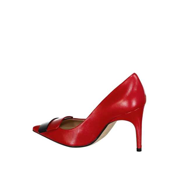 Pantofi cu toc Sergio Rossi Sergio Rossi 090 Leather Pumps Red Femei (BM 16513029) 3