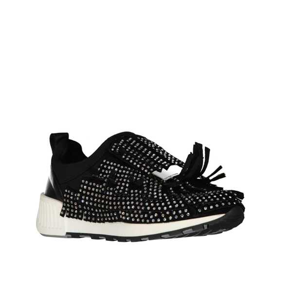 Sneakers Sergio Rossi Sergio Rossi SR1 Running Crystals Sneakers Black Femei (BM 16513044) 2