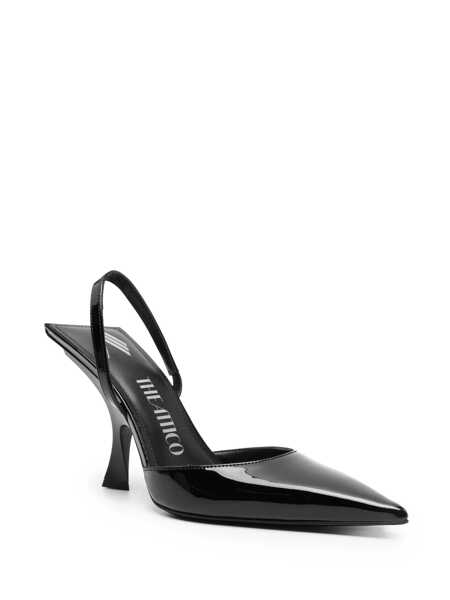 Pantofi cu toc THE ATTICO The Attico Ester Leather Slingback Pumps Black Femei (BM 16513068) 2