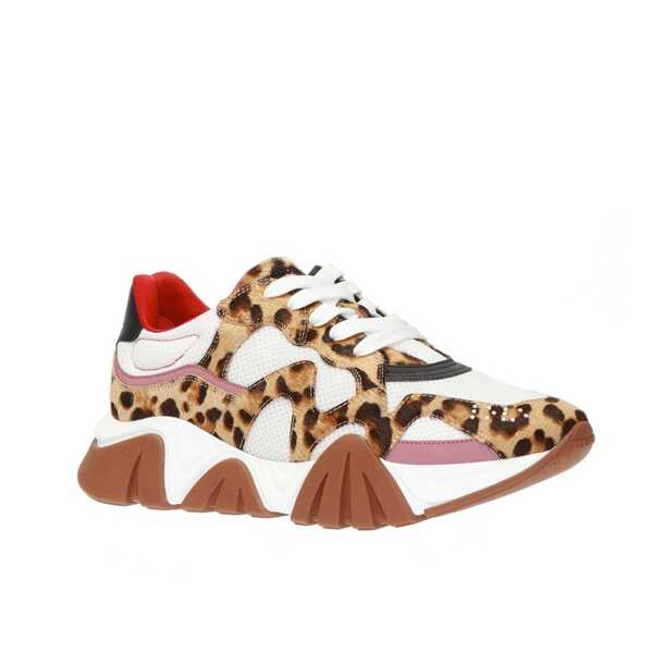 Sneakers Versace Versace Squalo Leopard Sneakers Beige Barbati (BM 16513533) 2