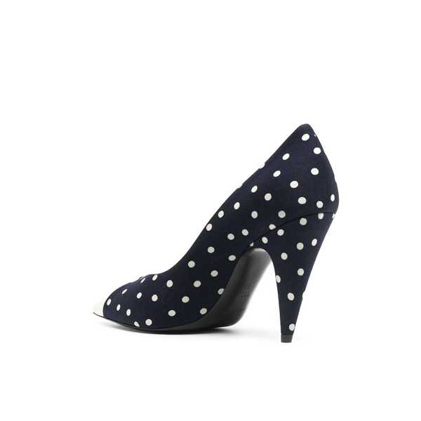 Pantofi cu toc Saint Laurent Saint Laurent Lola Polka Dot-Print Pumps Blue Femei (BM 16513677) 3