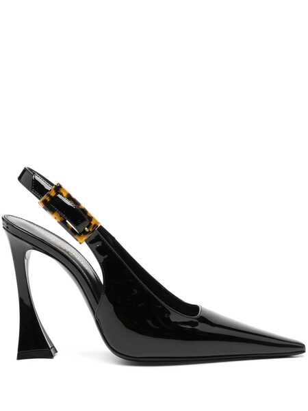 Pantofi cu toc Saint Laurent Saint Laurent Dune Leather Slingback Pumps Black Femei (BM 16513710) 1