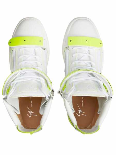 Sneakers Giuseppe Zanotti Giuseppe Zanotti Leather Sneakers White Barbati (BM 16513743) 4