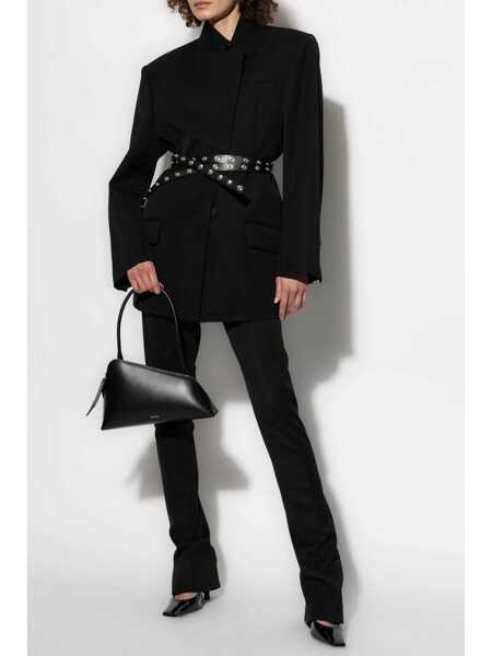 Pantaloni casual THE ATTICO The Attico Gabardine Long Pant Clothing Black Femei (BM 16518582) 2