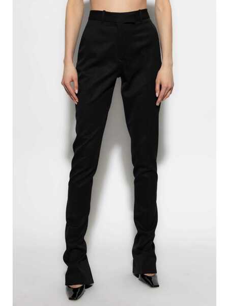 Pantaloni casual THE ATTICO The Attico Gabardine Long Pant Clothing Black Femei (BM 16518582) 3