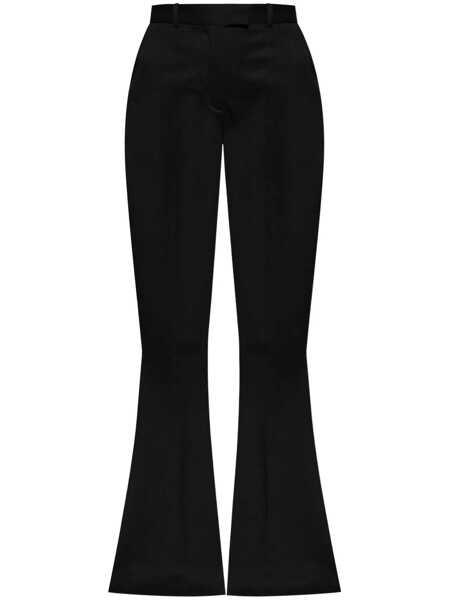 Pantaloni casual THE ATTICO The Attico Gabardine Long Pant Clothing Black Femei (BM 16518582) 1