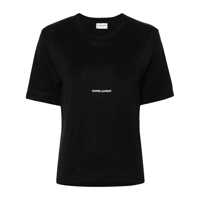 Tricouri Saint Laurent Saint Laurent Cotton Crew-Neck T-Shirt