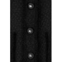 Geci Dolce & Gabbana Dama - Geci Dolce & Gabbana Black Single-Breasted Jacket With Branded Button In Tweed Woman Black Femei (BM 16526427) - B-mall.ro