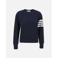 Pulovere Thom Browne 4Bar Cotton Sweatshirt Femei