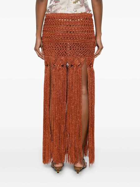 Fuste ALANUI Alanui Skirts BROWN Femei (BM 16533699) 4