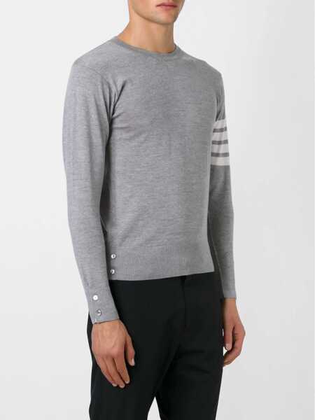 Pulovere Thom Browne Thom Browne Sweaters PALE GREY Barbati (BM 16534518) 3
