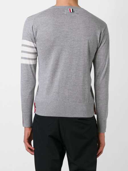 Pulovere Thom Browne Thom Browne Sweaters PALE GREY Barbati (BM 16534518) 4