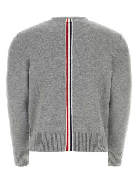 Pulovere Thom Browne Thom Browne Rwb Sweater GRAY Barbati (BM 16534527) 2