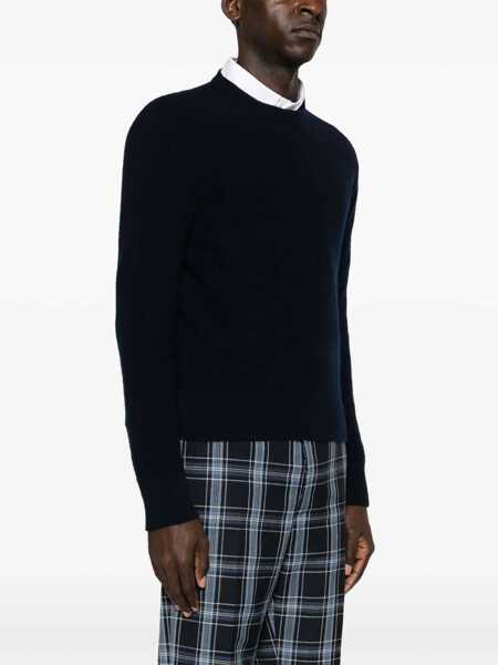 Pulovere Thom Browne Thom Browne Rwb Sweater BLUE Barbati (BM 16534530) 3