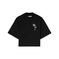 Tricouri Palm Angels Cotton Crew-Neck T-Shirt Femei