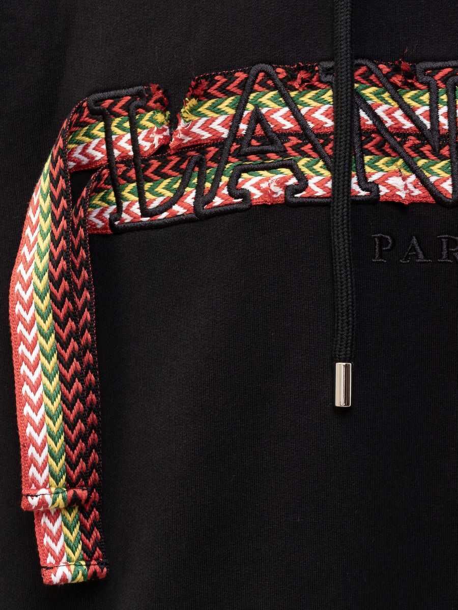 Pulovere Lanvin Lanvin Curb Sweatshirt Black Barbati (BM 16536093) 4