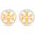 Tory Burch "Miller" Stud Earrings GOLD