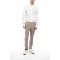 Pantaloni casual CORNELIANI pentru Barbati - Pantaloni casual CORNELIANI Cc Collection 4-Pocketed Reset Silk Blend Pants Beige Barbati (BM 16538907) - B-mall.ro