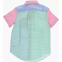 Tricouri Polo pentru Fete - Tricouri Polo Ralph Lauren Vichy Plaid Shirt With Button-Down Collar Multicolor Fete (BM 16538952) - B-mall.ro