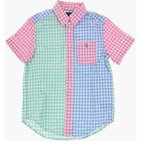 Tricouri Polo Vichy Plaid Shirt With Button-Down Collar Fete