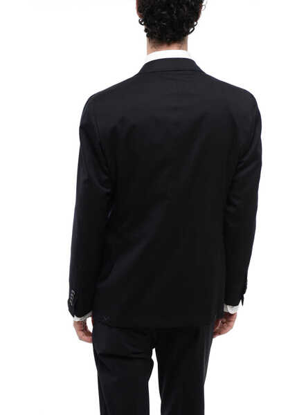 Sacouri CORNELIANI Virgin Wool Sartoria Slim Fit Blazer Blue Barbati (BM 16538991) 2