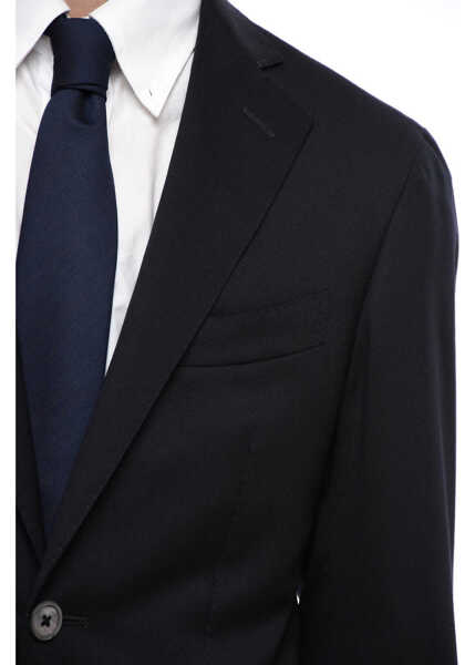 Sacouri CORNELIANI Virgin Wool Sartoria Slim Fit Blazer Blue Barbati (BM 16538991) 3