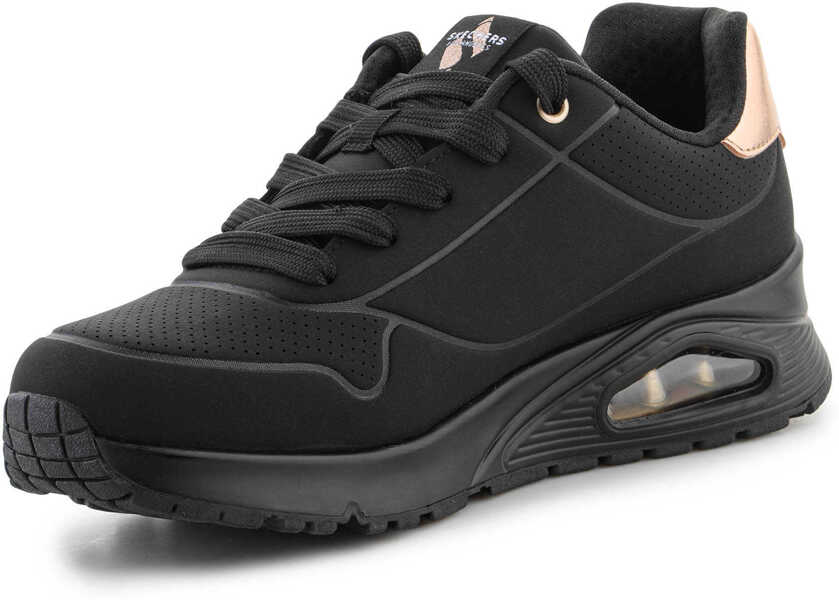 Sneakers SKECHERS Uno Gen 1 Shimmer Away Black Black Femei (BM 16539321) 3