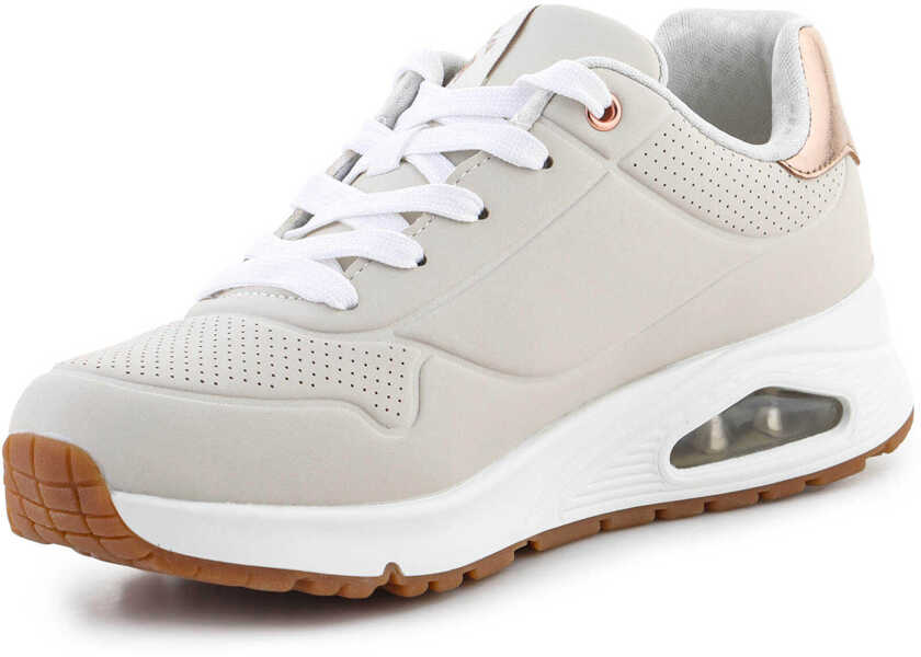 Sneakers SKECHERS Uno Gen1 Shimmer Away Natural Beige Femei (BM 16539324) 3