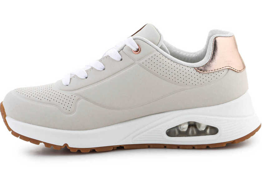 Sneakers SKECHERS Uno Gen1 Shimmer Away Natural Beige Femei (BM 16539324) 4