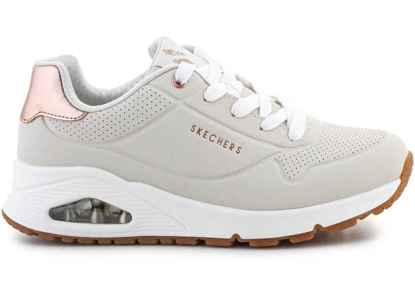 Sneakers SKECHERS Uno Gen1 Shimmer Away Natural Beige Femei (BM 16539324) 5