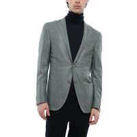Sacouri CORNELIANI Half-Lined Silk Blend Blazer With Patch Pockets