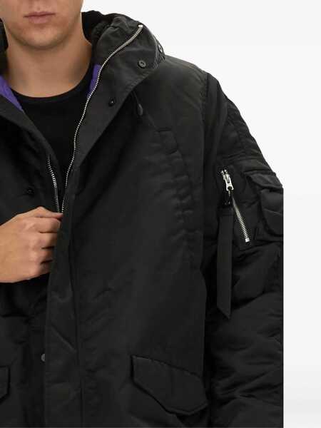 Bomber jacket Alpha Industries Long Bomber Jacket N-3B BLACK Femei (BM 16539591) 4