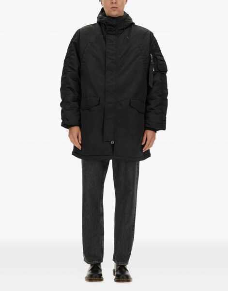 Bomber jacket Alpha Industries Long Bomber Jacket N-3B BLACK Femei (BM 16539591) 5