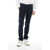 CORNELIANI Id Cotton Blend Slim Fit Chinos Pants Blue