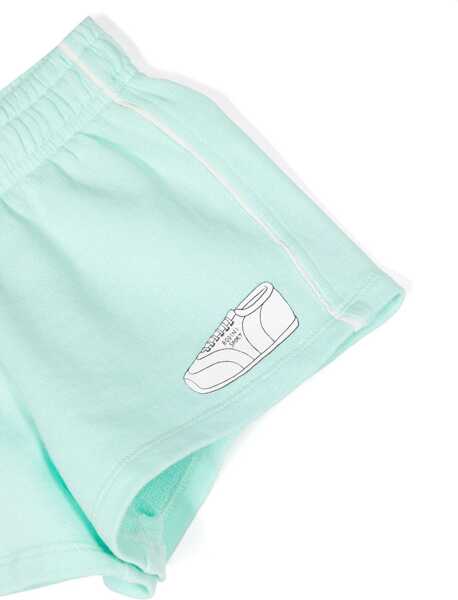 Pantaloni scurti MINI RODINI Cotton Shorts With Drawstring Waist Light Blue Baieti (BM 16539798) 3