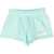 MINI RODINI Cotton Shorts With Drawstring Waist Light Blue