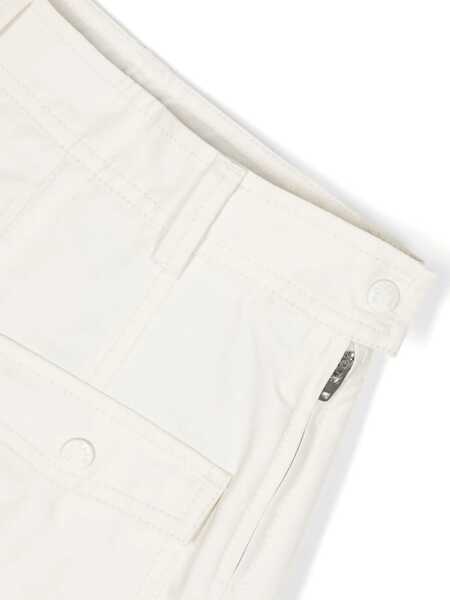 Pantaloni scurti Moncler Cotton And Nylon Shorts With Doble Pockets White Baieti (BM 16539987) 3