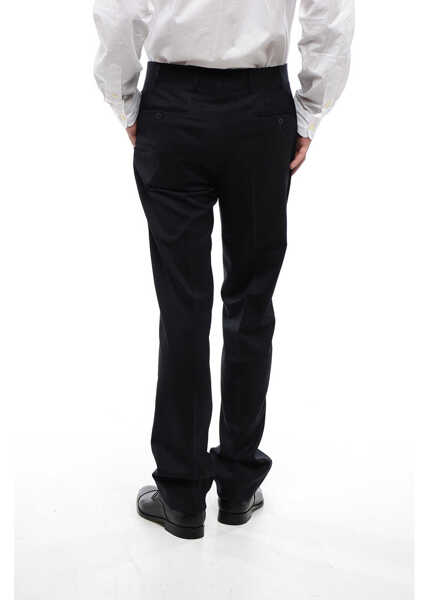 Pantaloni casual CORNELIANI Flush Pocketed Mantua Virgin Wool Pants Blue Barbati (BM 16540257) 2