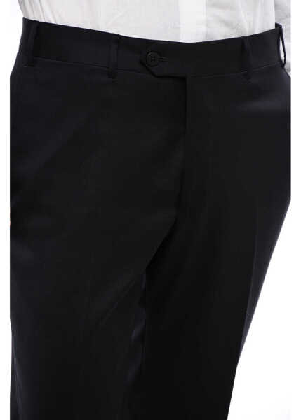 Pantaloni casual CORNELIANI Flush Pocketed Mantua Virgin Wool Pants Blue Barbati (BM 16540257) 3