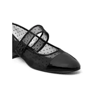 Balerini Tory Burch Dama - Balerini Tory Burch Tory Burch Mary Jany Ballerina In Polka Dot Mesh Black Femei (BM 16540911) - B-mall.ro