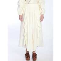 Fuste ZIMMERMANN Ivory Maxi Skirt