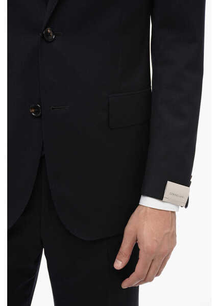 Costume CORNELIANI 2 Button Leader Virgin Wool Suit With Flap Pockets Blue Barbati (BM 16545483) 3