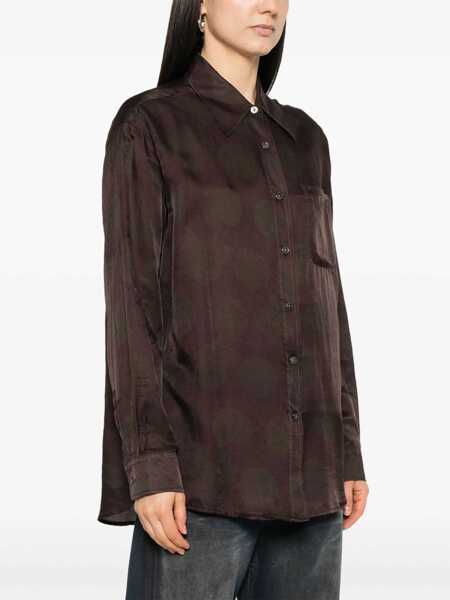 Bluze OUR LEGACY Favourite Shirt BROWN Femei (BM 16545516) 3