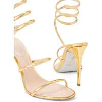 Pantofi cu toc Rene Caovilla Dama - Pantofi cu toc Rene Caovilla Leather Pumps GOLD Femei (BM 16545597) - B-mall.ro