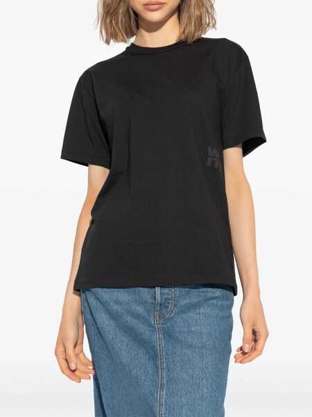 Tricouri Alexander Wang Essential T-Shirt BLACK Femei (BM 16545621) 3