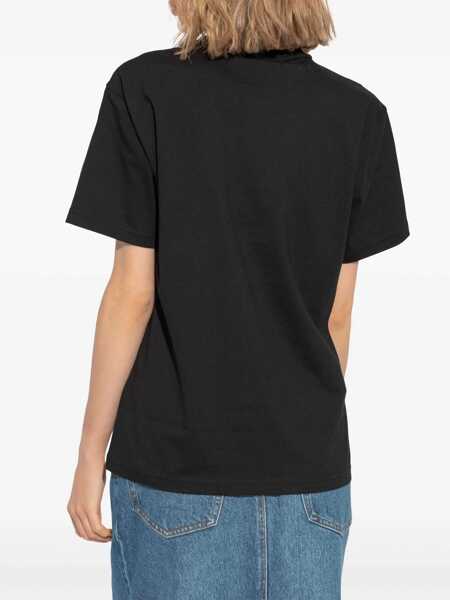 Tricouri Alexander Wang Essential T-Shirt BLACK Femei (BM 16545621) 4