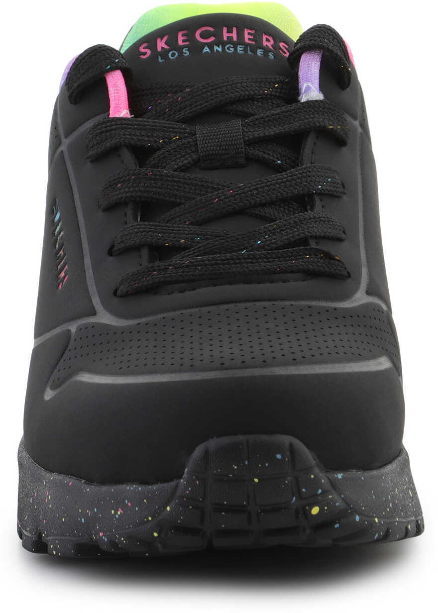 Sneakers SKECHERS Uno Lite Rainbow Speckle Black/Multi Black/Multicolor Femei (BM 16545735) 2
